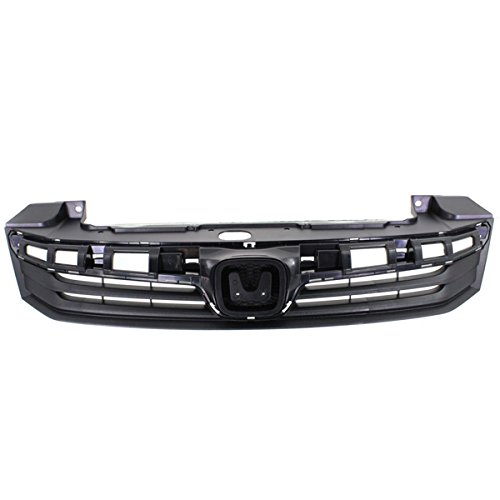 CAPA 2012 Honda Civic Sedan Front Grill Grille Assembly (Excluding Hybrid) - Paintable Replacement for Car Exterior Upgrade | Perfect for Auto Restoration & Customization Projects