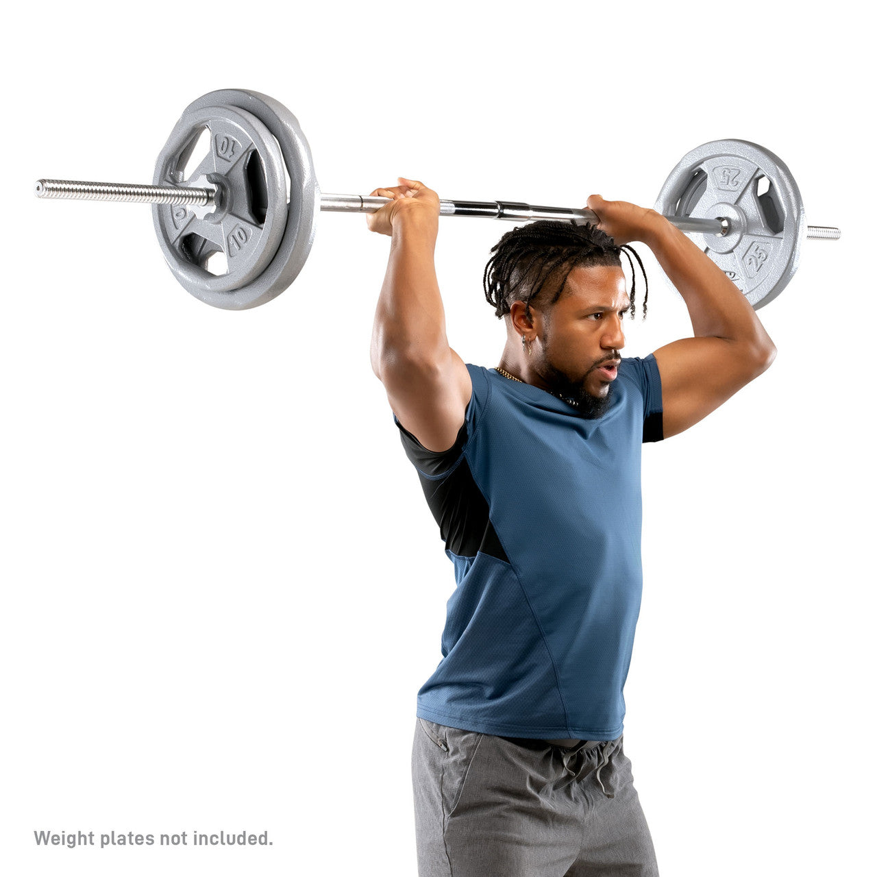 Marcy Standard 6-Foot Olympic Weight Bar - 72.2