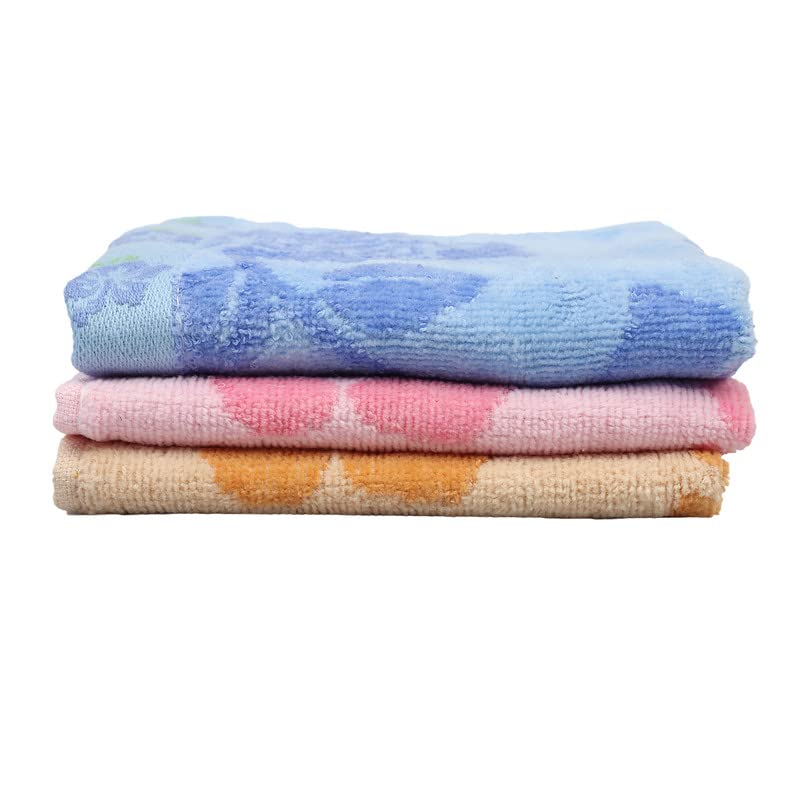 GRGRASP Soft 100% Cotton Velvet 400 GSM Face Towel Set of 12 (27x27cm) - Perfect for Spa, Gym, Travel & Daily Skincare Routine