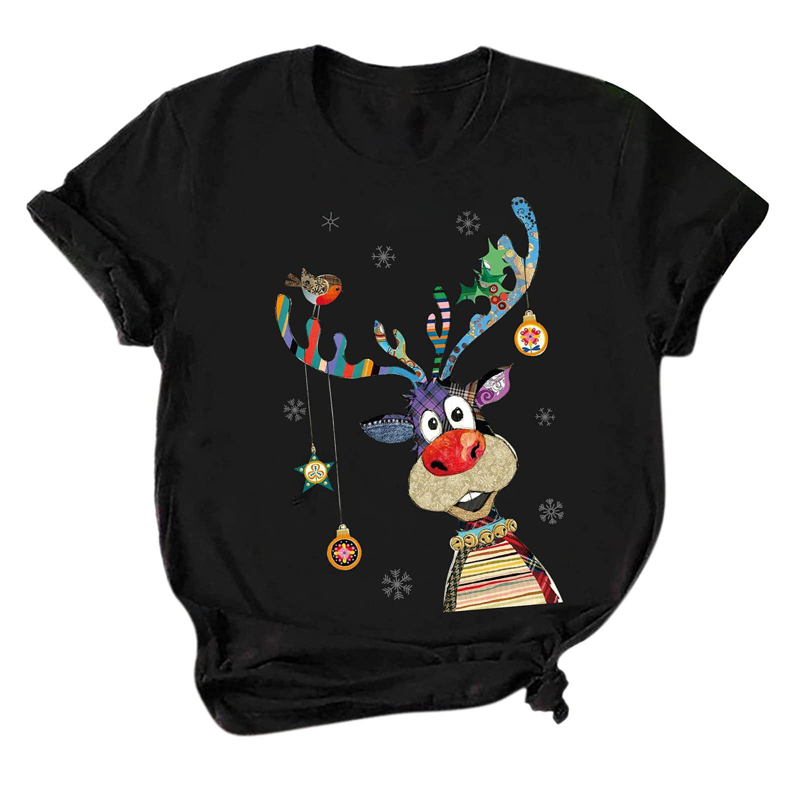 Women's Casual Short Sleeve Graphic Tee Shirts - Comfortable Pullover Tops with Trendy Prints for Everyday Wear, Work & Weekend Outings