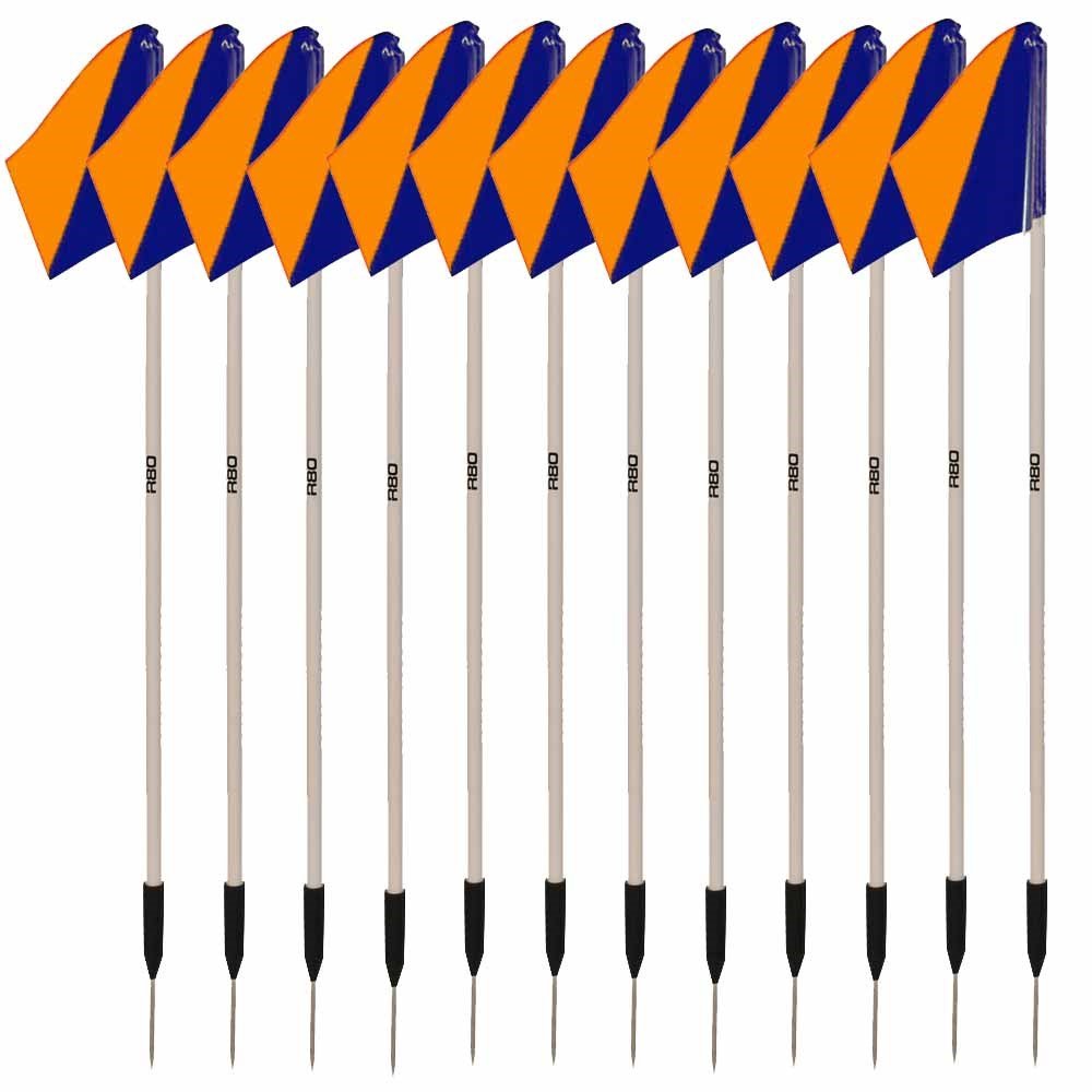 Orange / Navy Blue