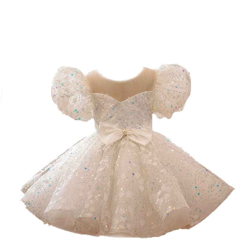 Luxury Sequin Flower Girl Dresses for Toddlers - Princess Wedding Party Gown with Tutu Skirt | Perfect for Pageants, Birthday Parties & Special Occasions