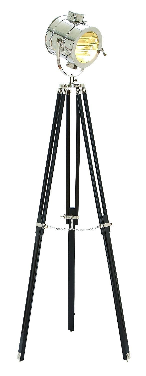 Nauticalmart 70-inch Unique Wood and Metal Studio Lamp - Modern Nautical Lighting for Living Room, Bedroom, or Office Decoration