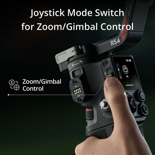 DJI RS4 Combo 3-Axis Gimbal Stabilizer for Mirrorless & DSLR Cameras - Professional Video Stabilization for Vlogging, Filmmaking & Content Creation