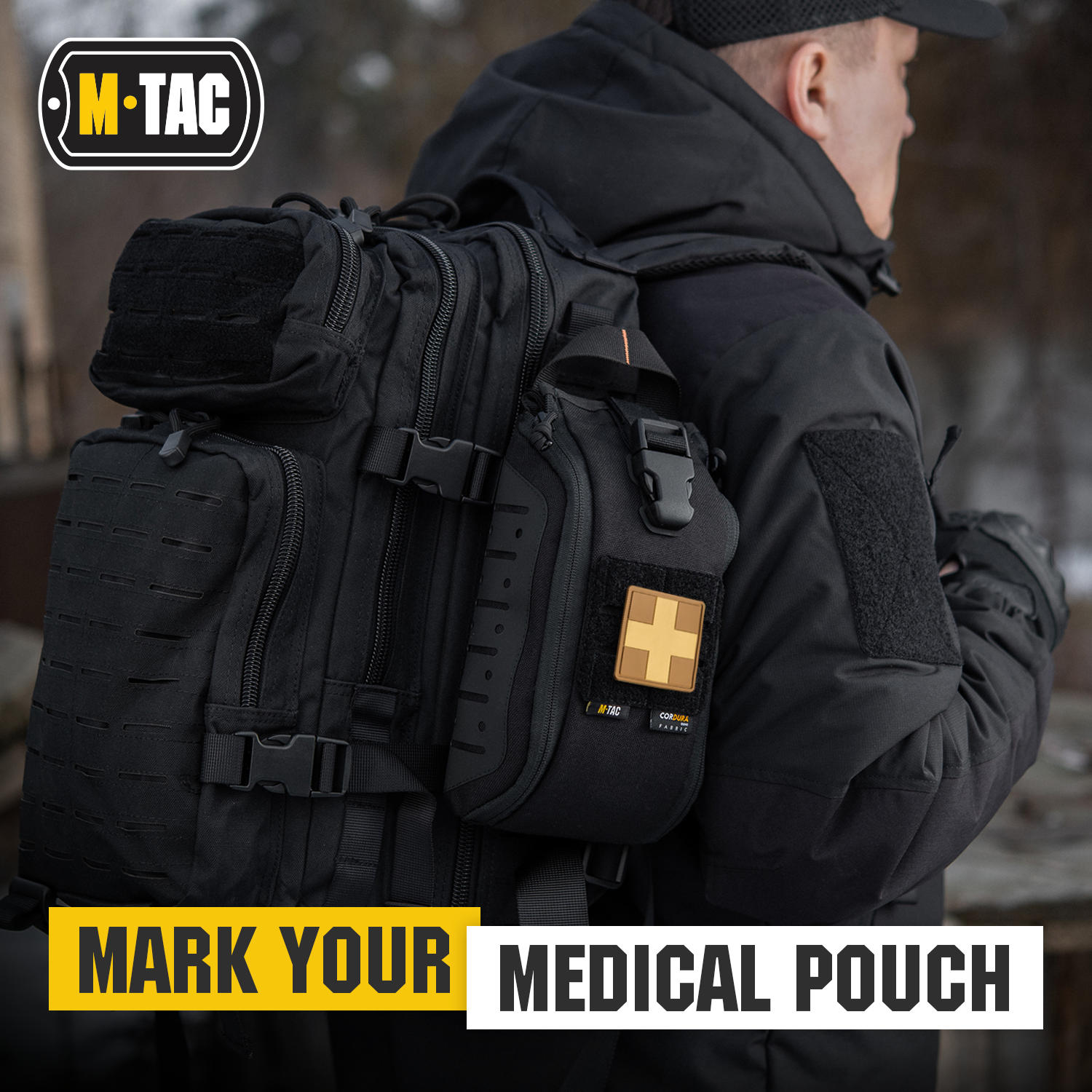 Tactical Medic Cross PVC Patch - Durable Hook and Loop Morale Patch for Military, EMS, First Responders - Perfect for Vests, Backpacks, and Gear Customization