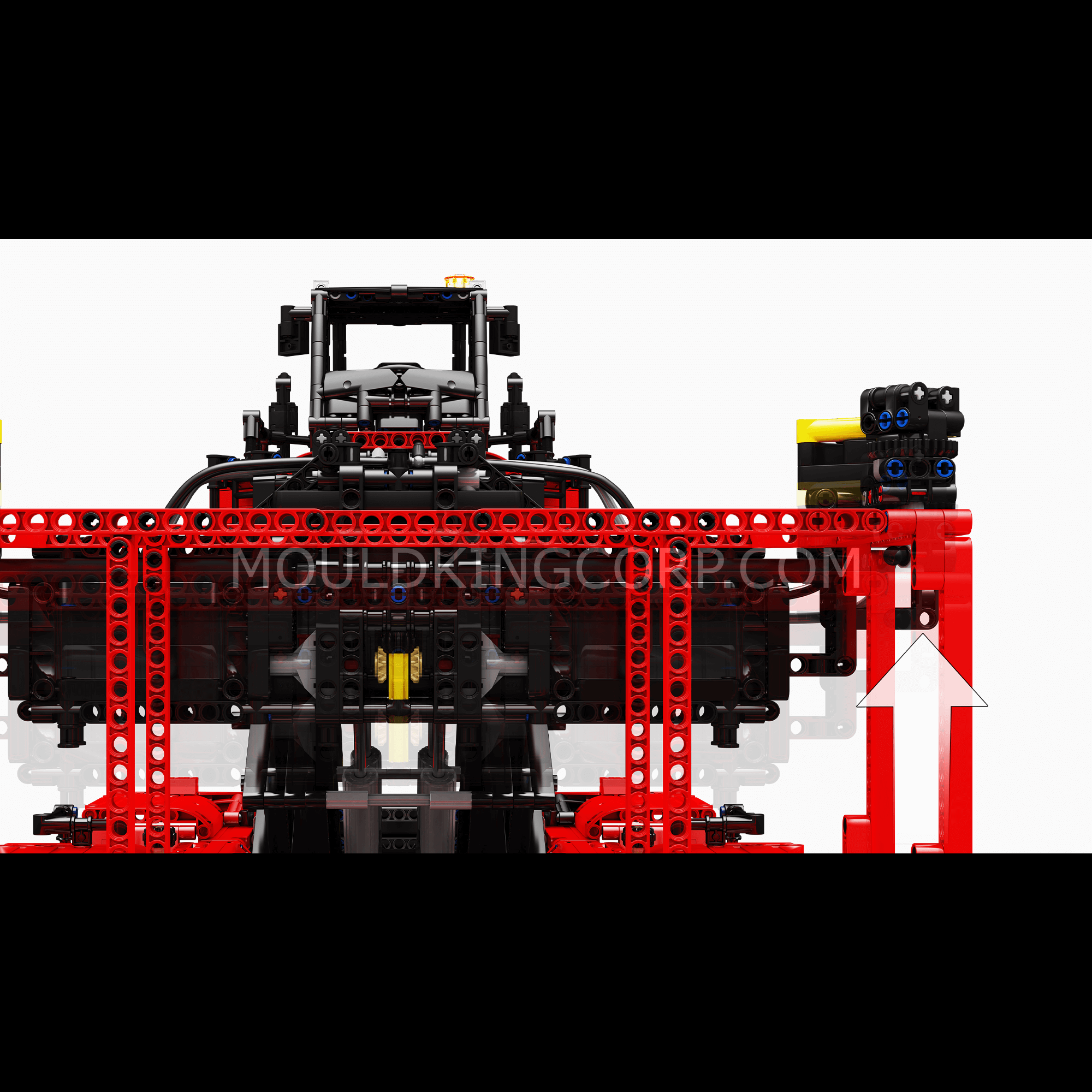MOULD KING 17029/17030 Remote Control Forklift Building Blocks Set - 4,878 Pieces STEM Toy for Adults & Kids | Construction Vehicle Model for Collectors, DIY Engineering Projects & Educational Play