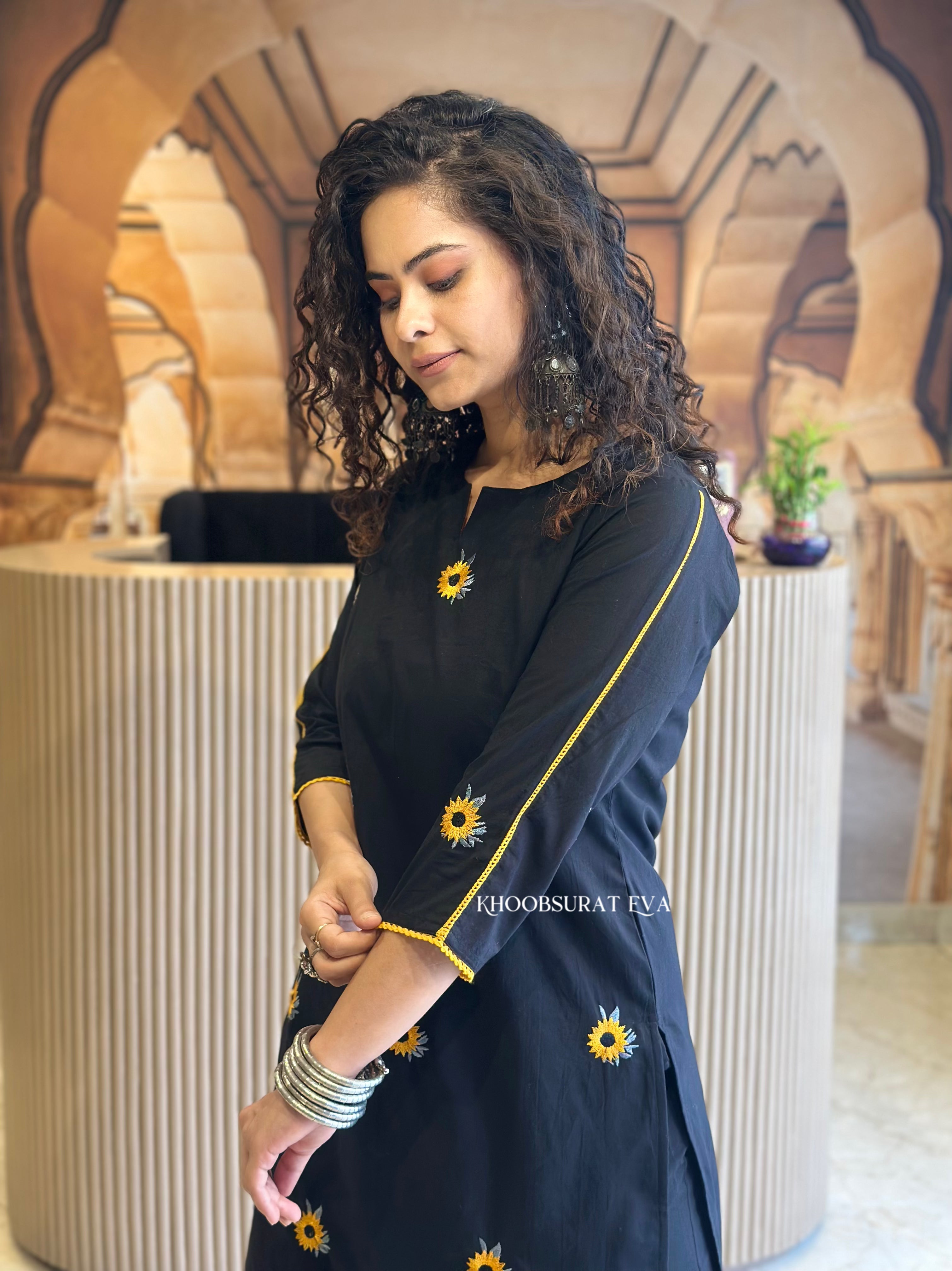 Everlasting Rich Black Kurta Set for Men - Traditional Indian Ethnic Wear for Weddings, Festivals & Special Occasions