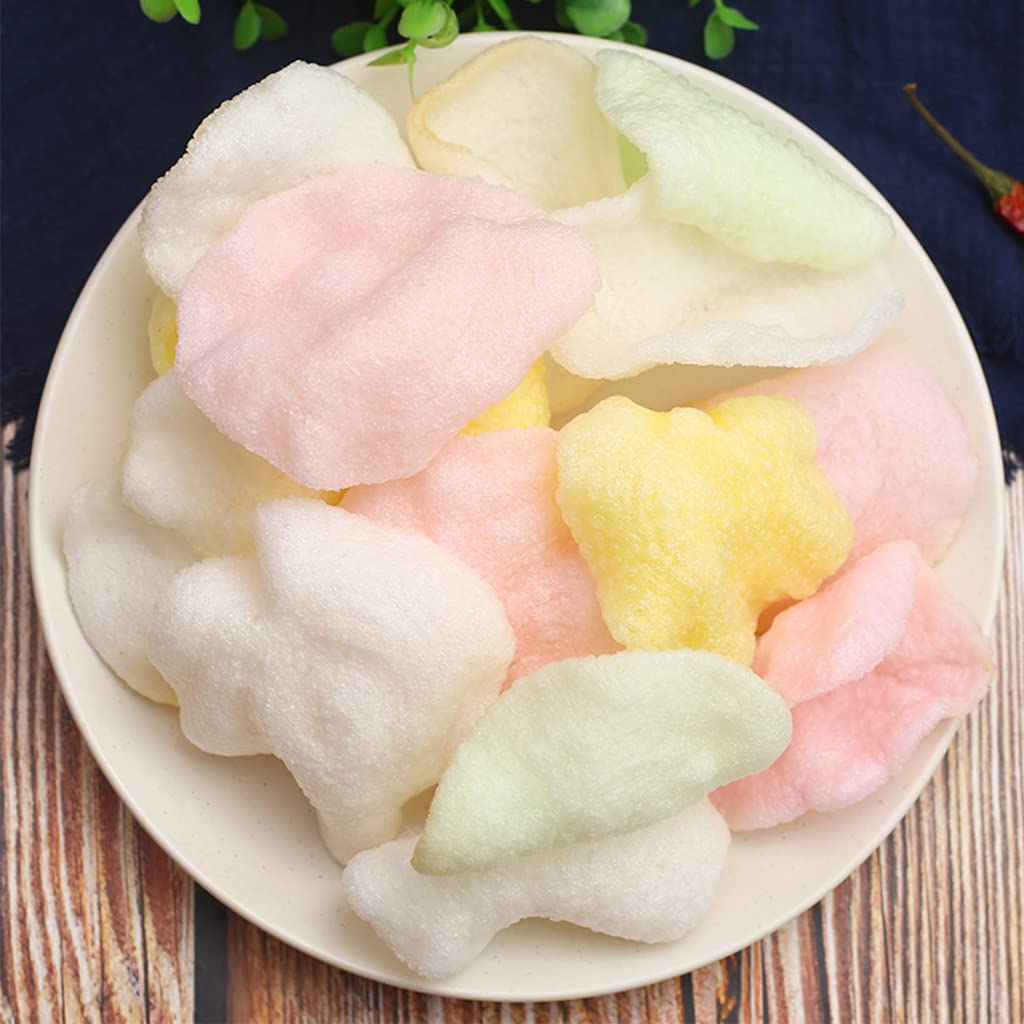 JTEDZI Uncooked Prawn Chips 6.35 oz / 180g - Colorful Shrimp Snack, Crunchy Prawn Crackers, Asian Style Shrimp Chips for Adults & Kids (Multi-Color Pack) - Perfect for Parties, Movie Nights & Snack Time