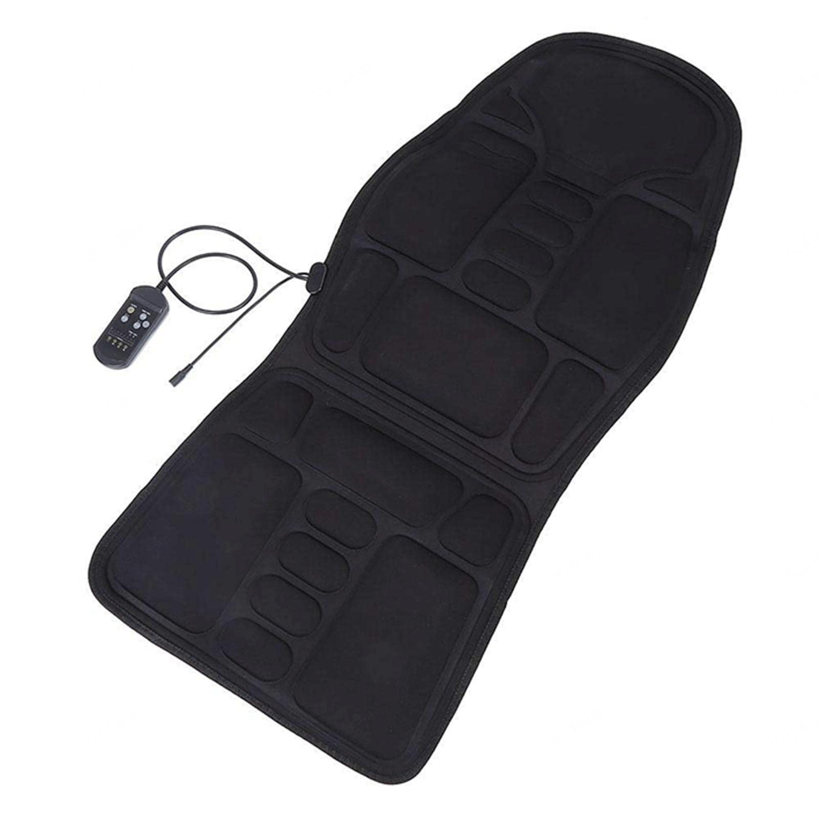 Heated Body Massager Cushion with Adjustable Speed & Multiple Modes - Non-Slip Office Chair Pad for Back Pain Relief - Perfect Gift for Men & Women - Ideal for Home Office, Gaming Chair, or Car Seat Use