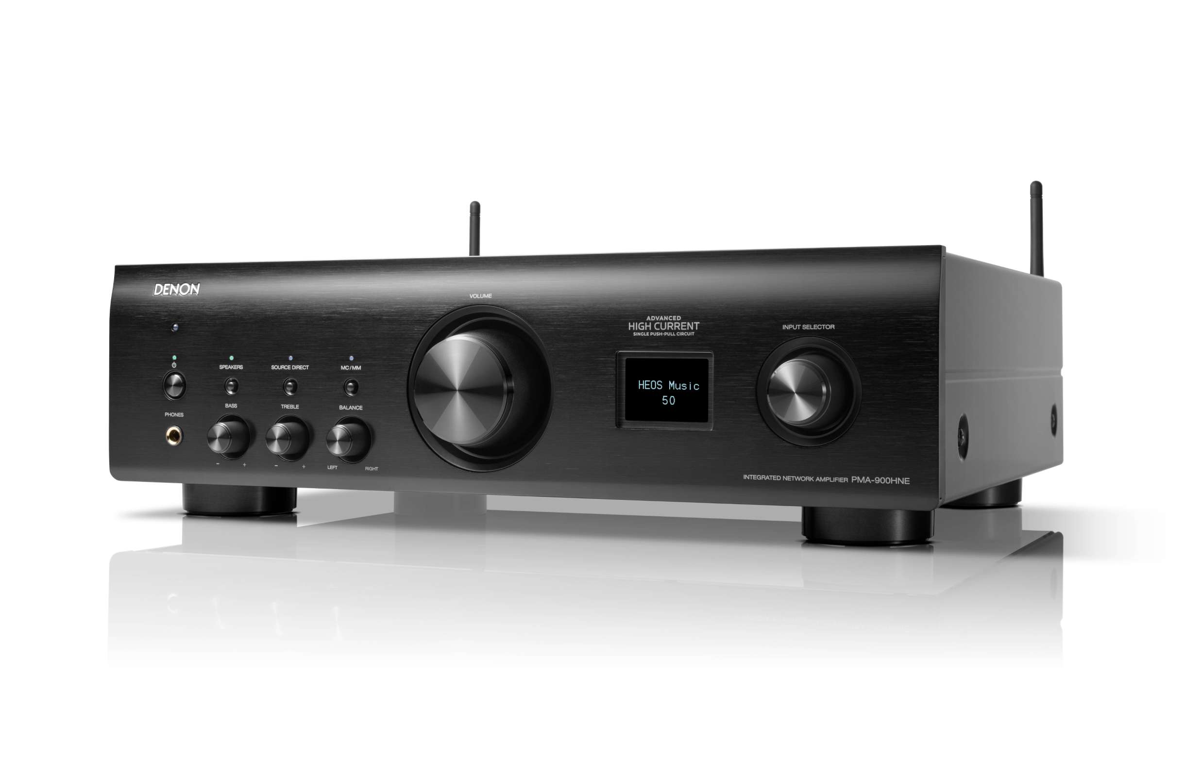 Denon PMA 900HNE Integrated Network Amplifier with HEOS Built-in | Hi-Fi Audio Streaming for Home Theater & Music Listening | Wireless Multi-Room Audio System