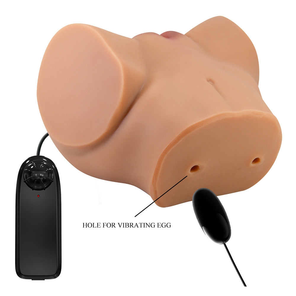 Crazy Bull Emilia Mini Vibrating Masturbator for Women - Dual Stimulation Vagina & Anus Sex Toy - Waterproof & Rechargeable Adult Toy for Solo Play and Couples Fun