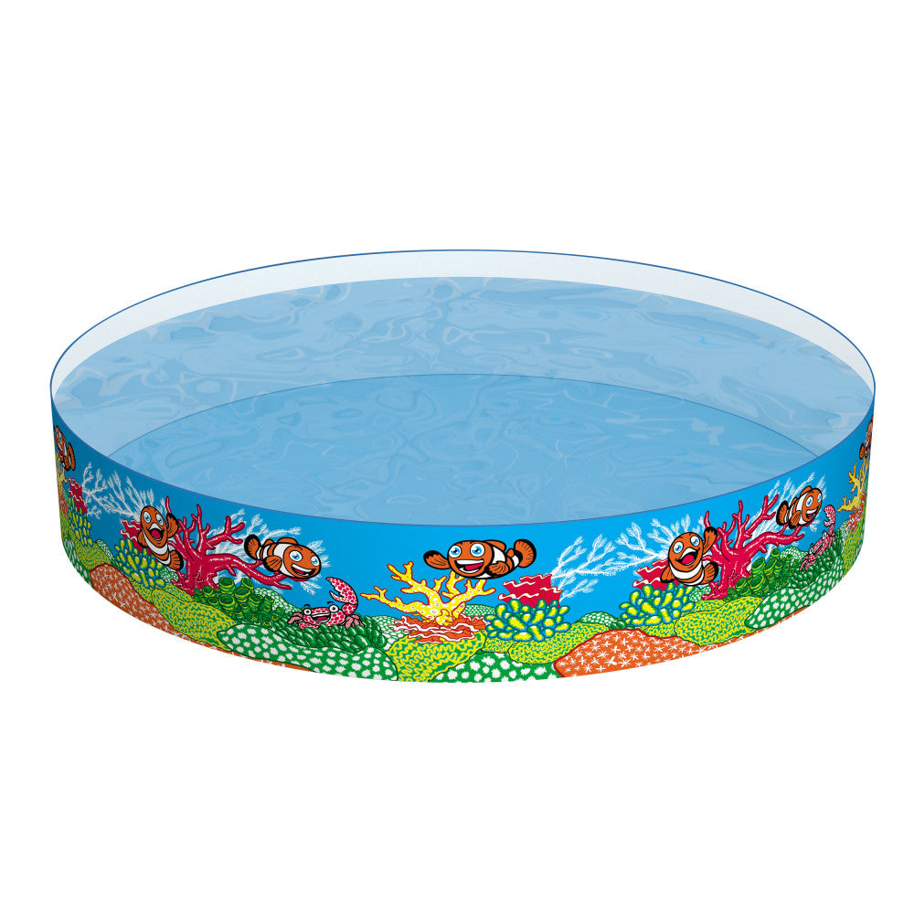 Bestway H2OGO! 6ft x 15ft Odyssey Fill 'N Fun Inflatable Kids Swimming Pool - Outdoor Summer Water Play for Backyard, Parties & Family Fun