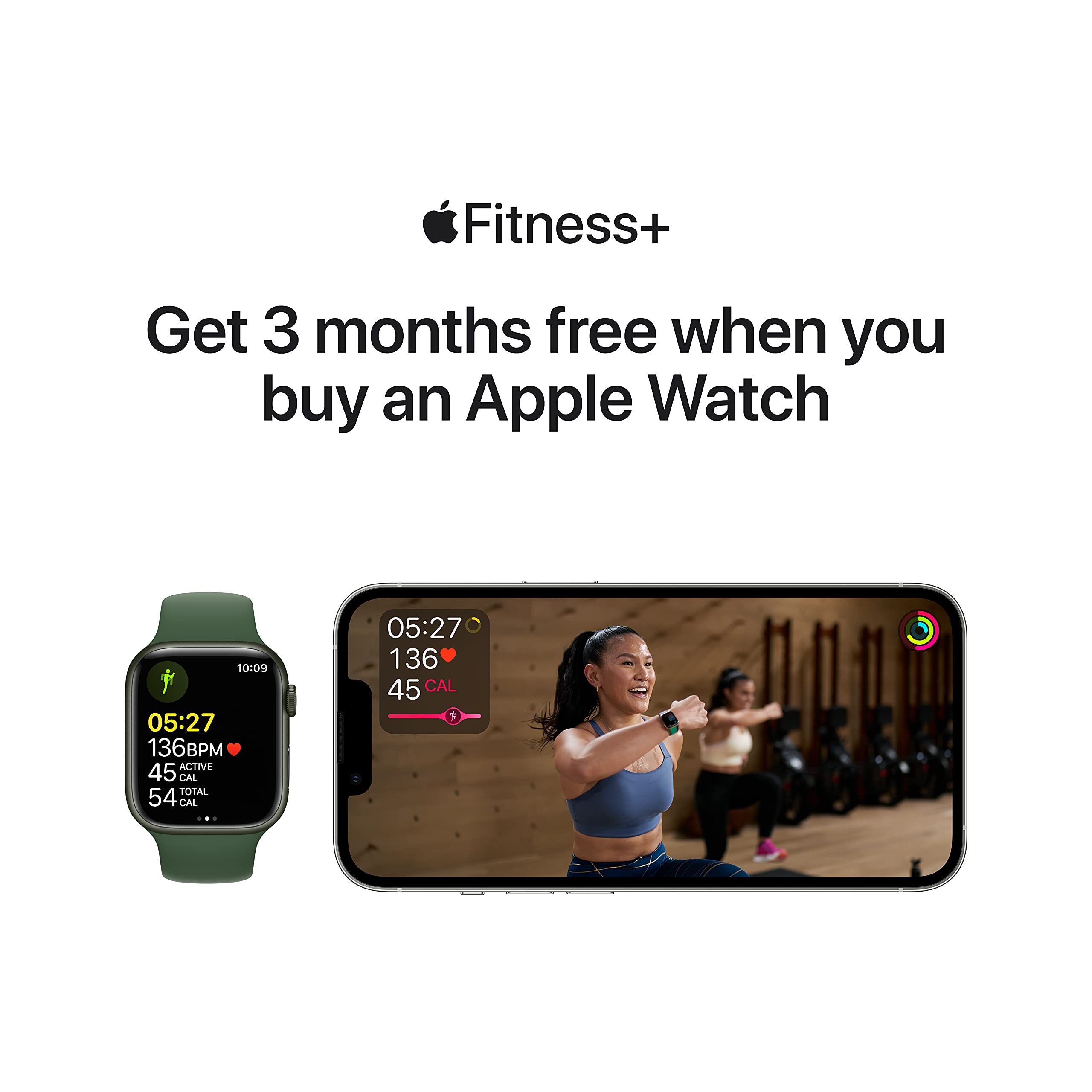 Refurbished Apple Watch Series 7 GPS + Cellular 45mm - Red Aluminum Case with Red Sport Band | Smart Fitness Tracker, Heart Rate Monitor & Waterproof Smartwatch for Running, Swimming & Daily Use