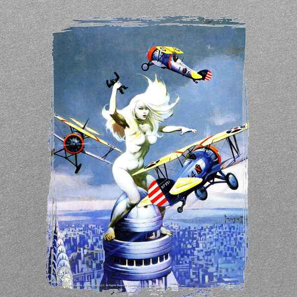 Frank Frazetta Queen Kong Art Graphic T-Shirt for Men - Vintage Pop Culture Tee for Casual Wear, Gifts & Comic Conventions