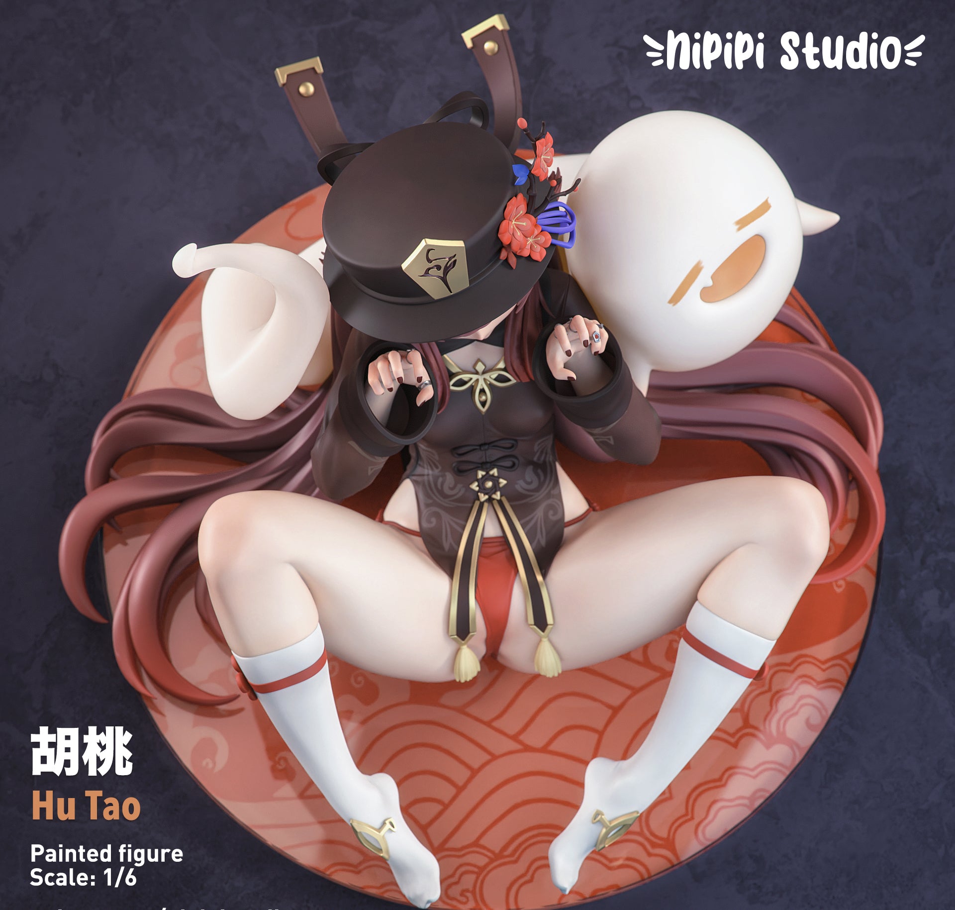 NiPiPi Studio Genshin Impact Hu Tao Cosplay Costume - Premium Quality Anime Outfit for Halloween, Cosplay Events & Themed Parties