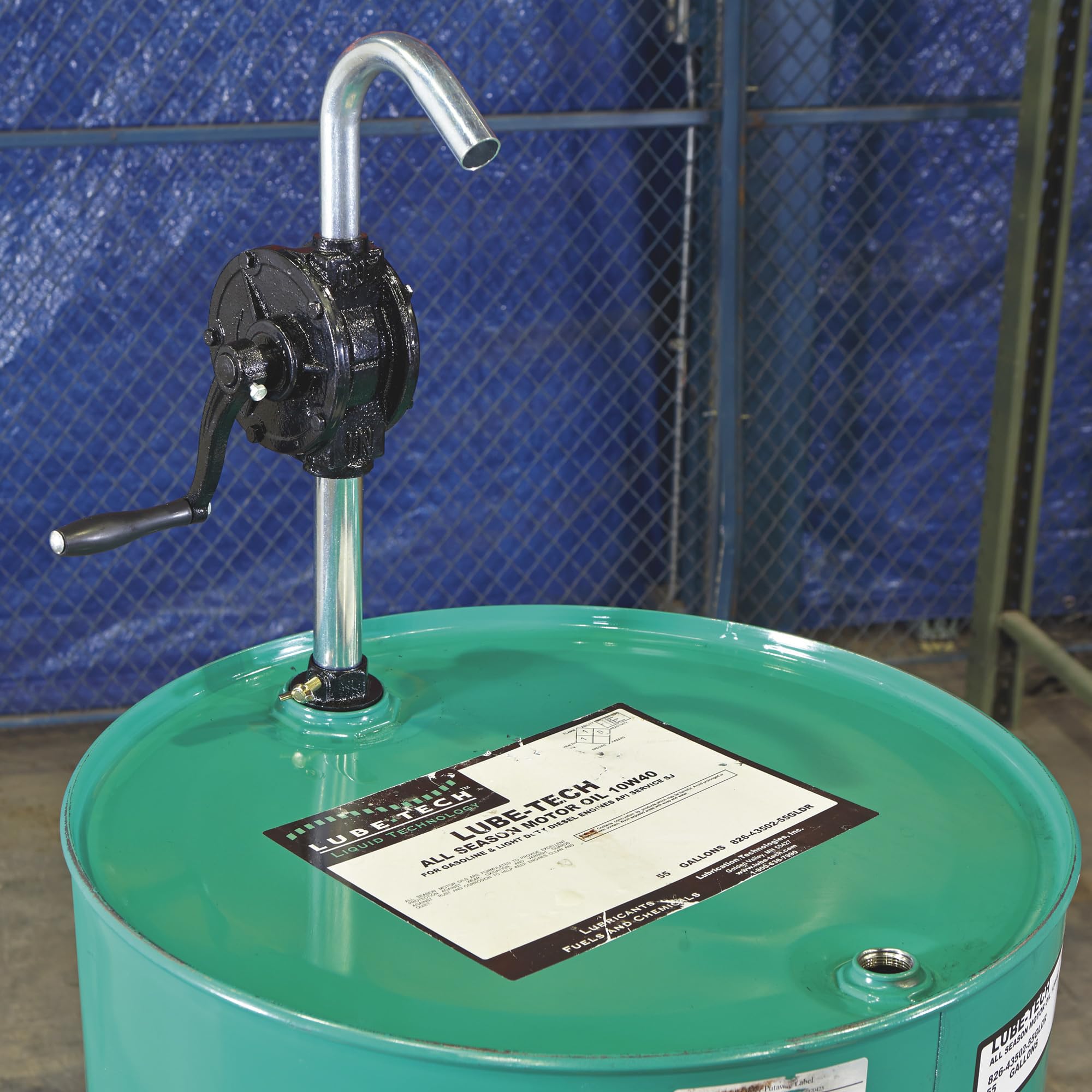 Ironton Cast Iron Rotary Hand Pump - Durable Manual Water Pump for Home, Farm, and Outdoor Use - Ideal for Wells, Irrigation, and Emergency Water Supply
