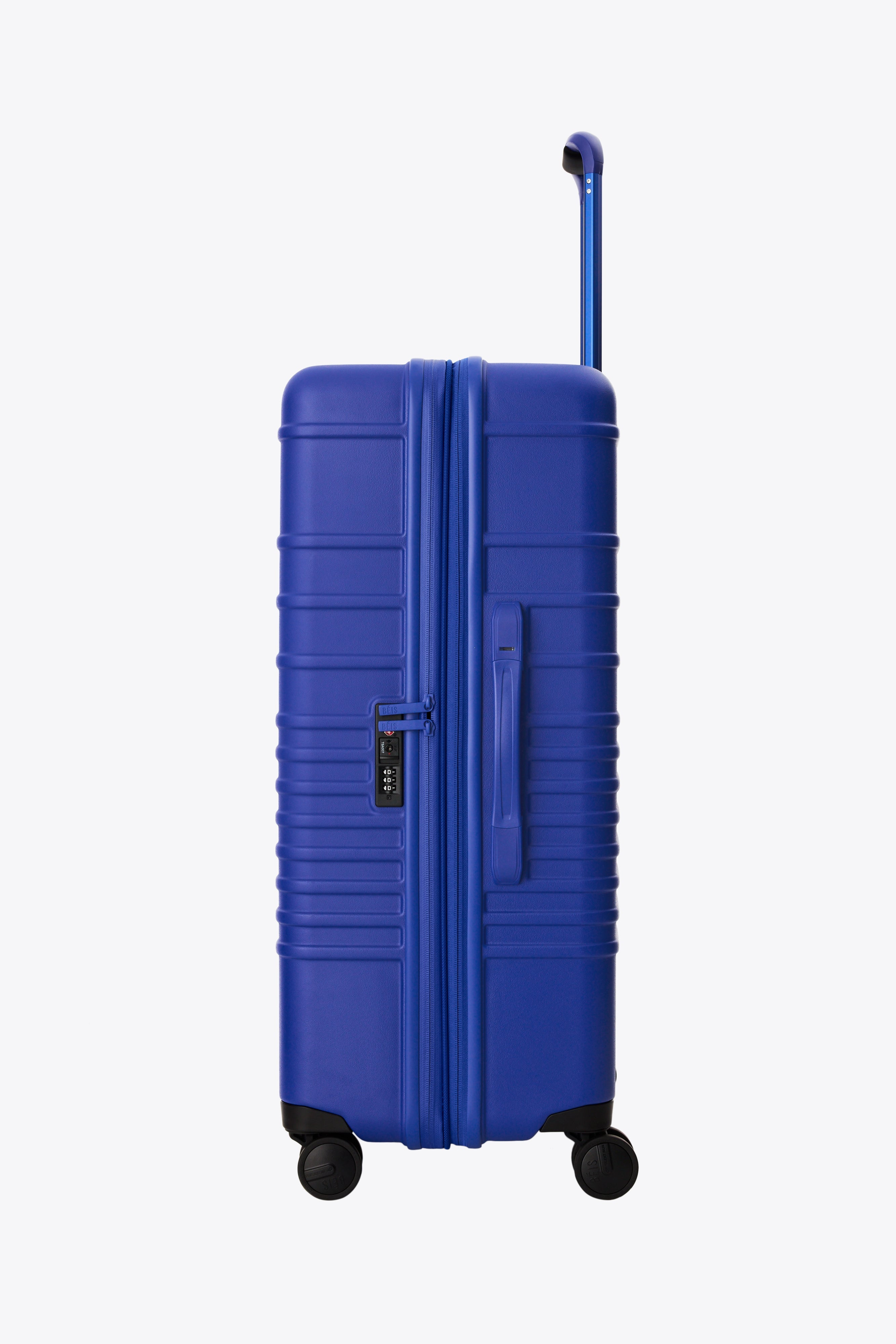 Large Check-In Roller Luggage in Cobalt Blue - Spacious 28