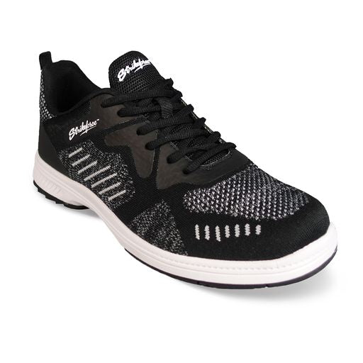 KR Strikeforce Captain Black/Grey/White Right Hand Bowling Shoes - Professional Performance for League Play & Tournament Bowling
