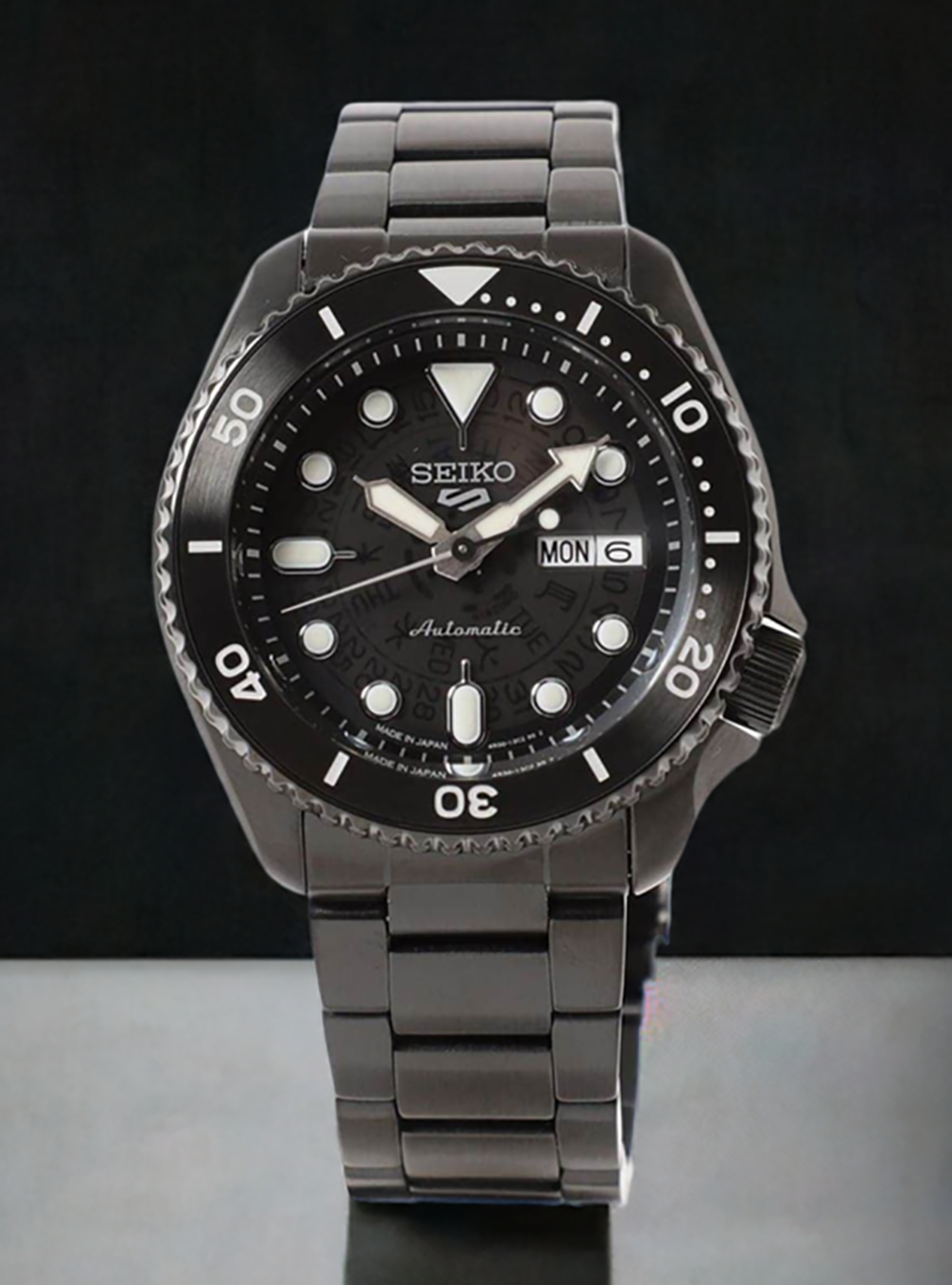 BEAMS x SEIKO 5 Sports Watch SKX Series 2024 - Limited Edition Black Translucent Dial Japanese-Made Automatic Watch for Men | Perfect for Casual Wear, Outdoor Adventures & Collector's Item