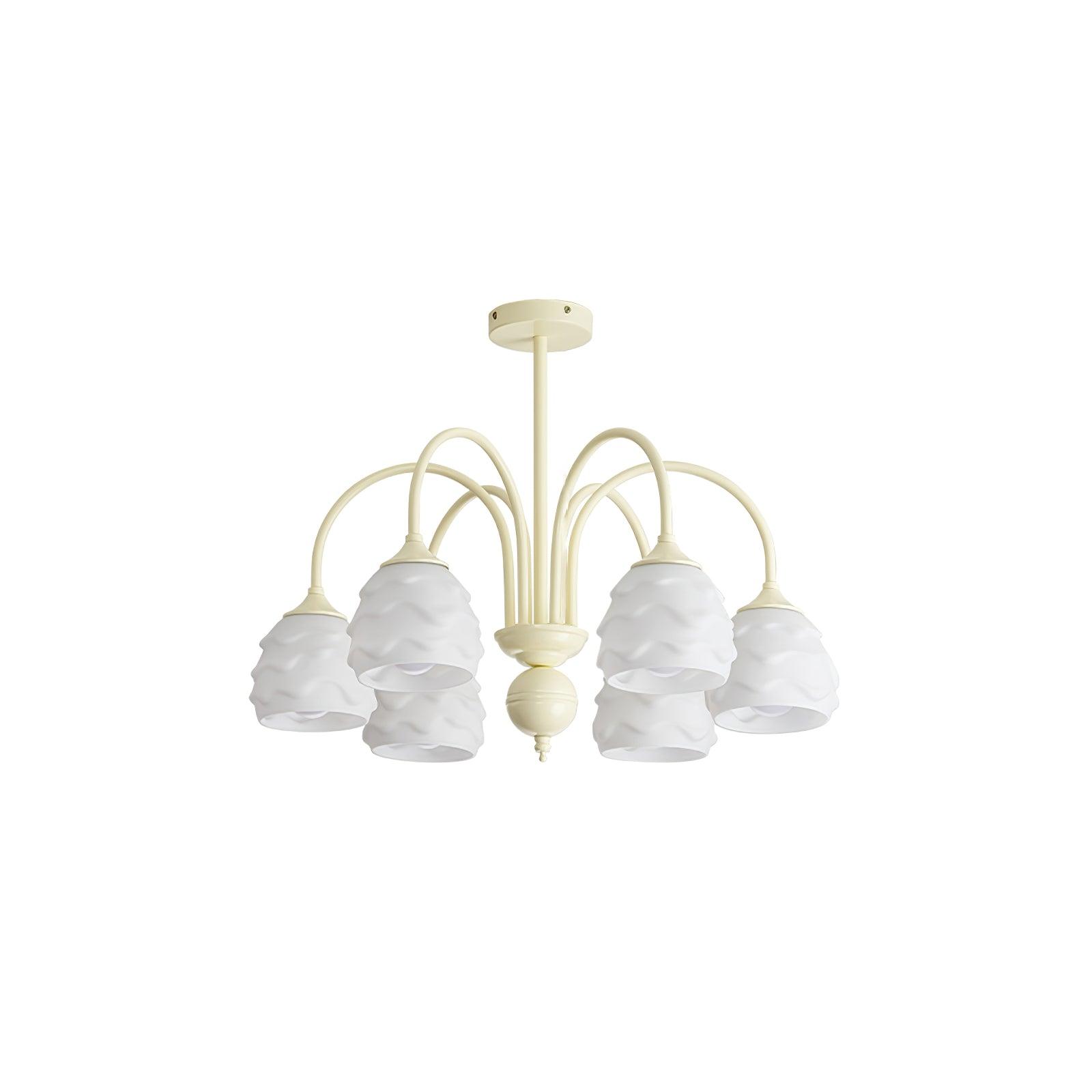 Creamy & White glass