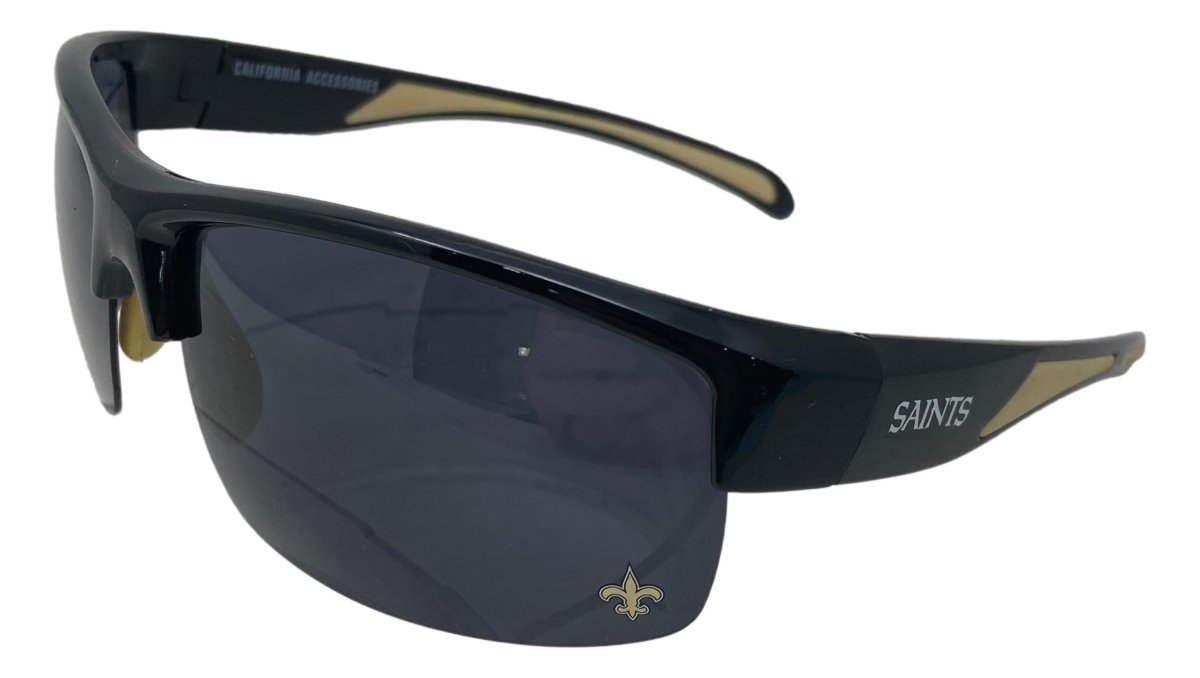 New Orleans Saints Blade Polarized Sunglasses for Men & Women - UV Protection, Anti-Glare Sports & Outdoor Eyewear - Perfect for Football Games, Driving, Fishing & Beach Activities