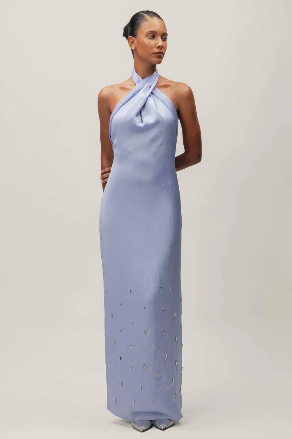 Amorino Maxi Dress for Women - Flowy Summer Long Dress with Pockets, Elegant Boho Style - Perfect for Beach, Vacation, and Casual Outings