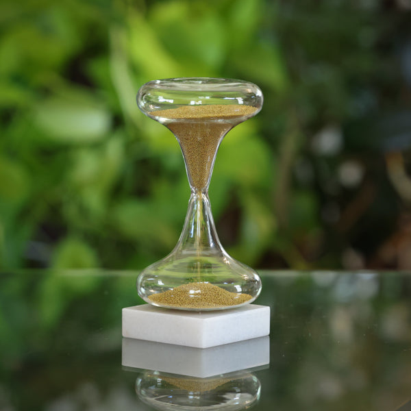 1 Minute Bead Sand Timer - Silver, Gold or Red Colors for Classroom, Games & Productivity - Hourglass Timer for Kids, Teachers & Office Use