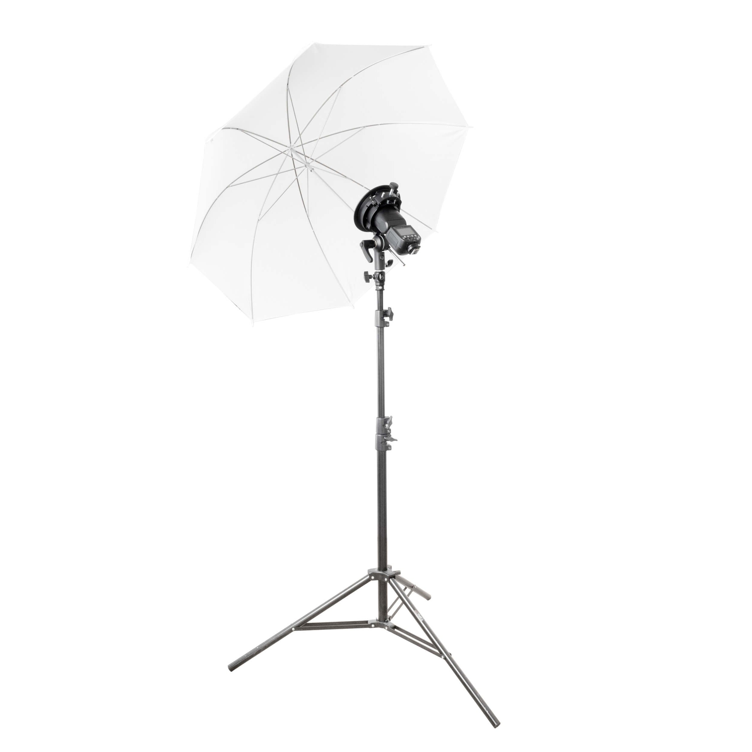 Godox V1Pro Speedlite Flash with Translucent Umbrella - Professional Single Light Kit for Portrait, Product & Studio Photography
