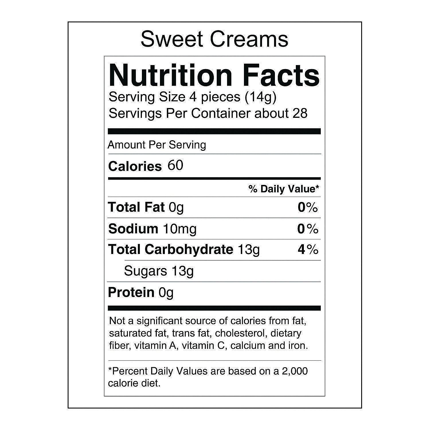 USA Patriotic Sweet Creams Candy - 108 Individually Wrapped Pieces for 4th of July, Memorial Day & Labor Day Celebrations - Perfect for Parties, Parades and Patriotic Gift Baskets