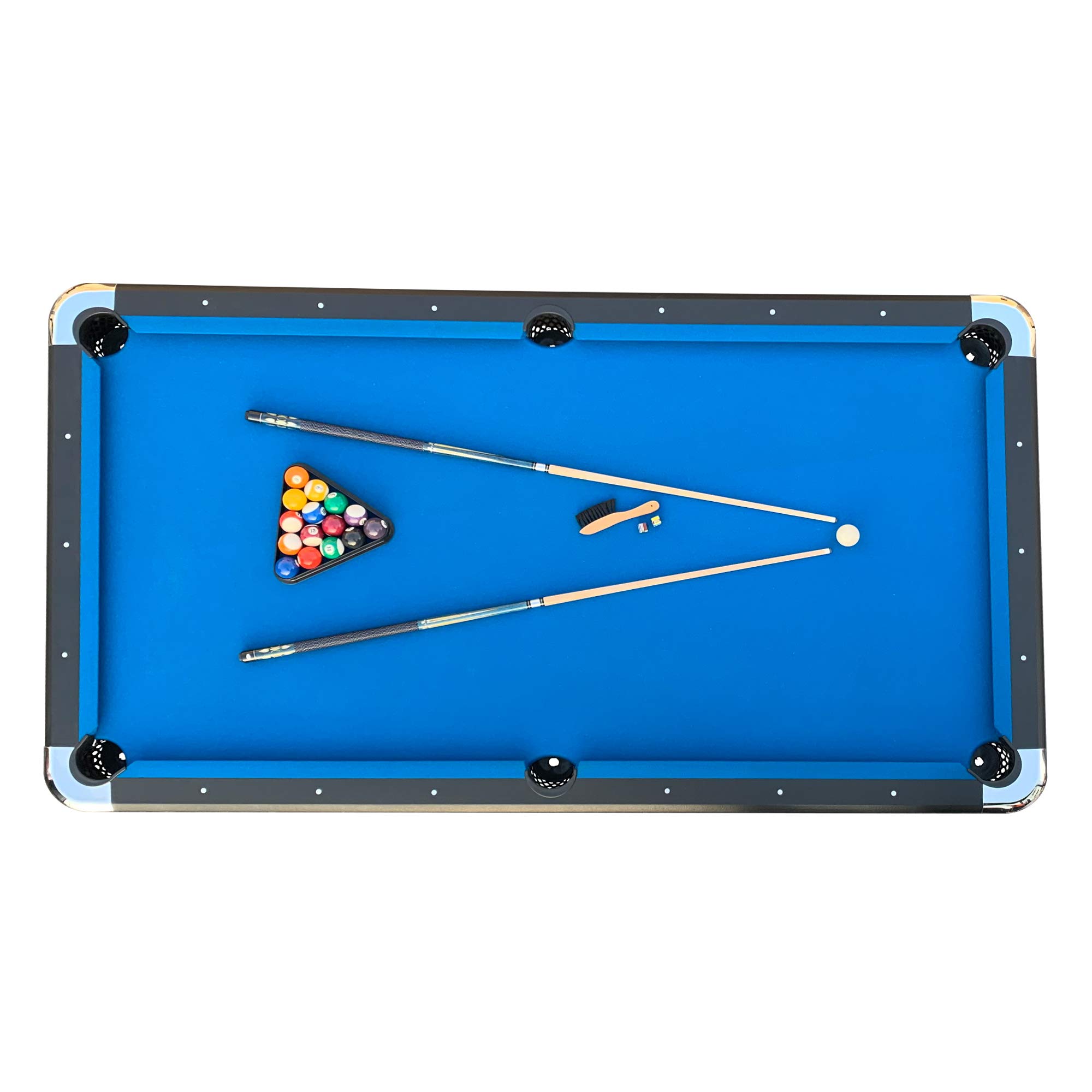 RACK Orion 8-Foot Professional Tournament Billiard Pool Table - Premium Blue Felt for Home Game Rooms & Bars | Competition & Recreational Play