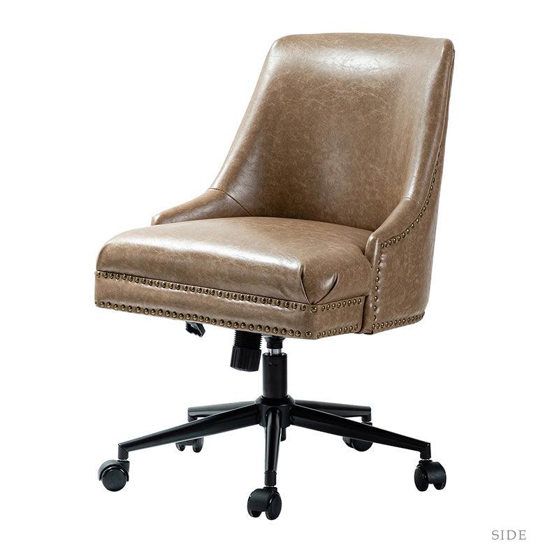 Juniper Vegan Leather Office Chair - Ergonomic Executive Desk Chair for Home & Office - Eco-Friendly PU Leather, Adjustable Height, Comfortable Seating for Long Hours