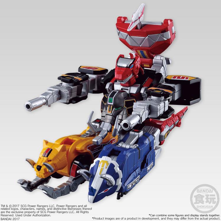Bandai Shokugan Super MiniPla Power Rangers Megazord (Zyuranger Daijyujin) Model Kit - Build & Display for Collectors & Fans - Perfect for Home Decor, Gifts & Action Figure Displays
