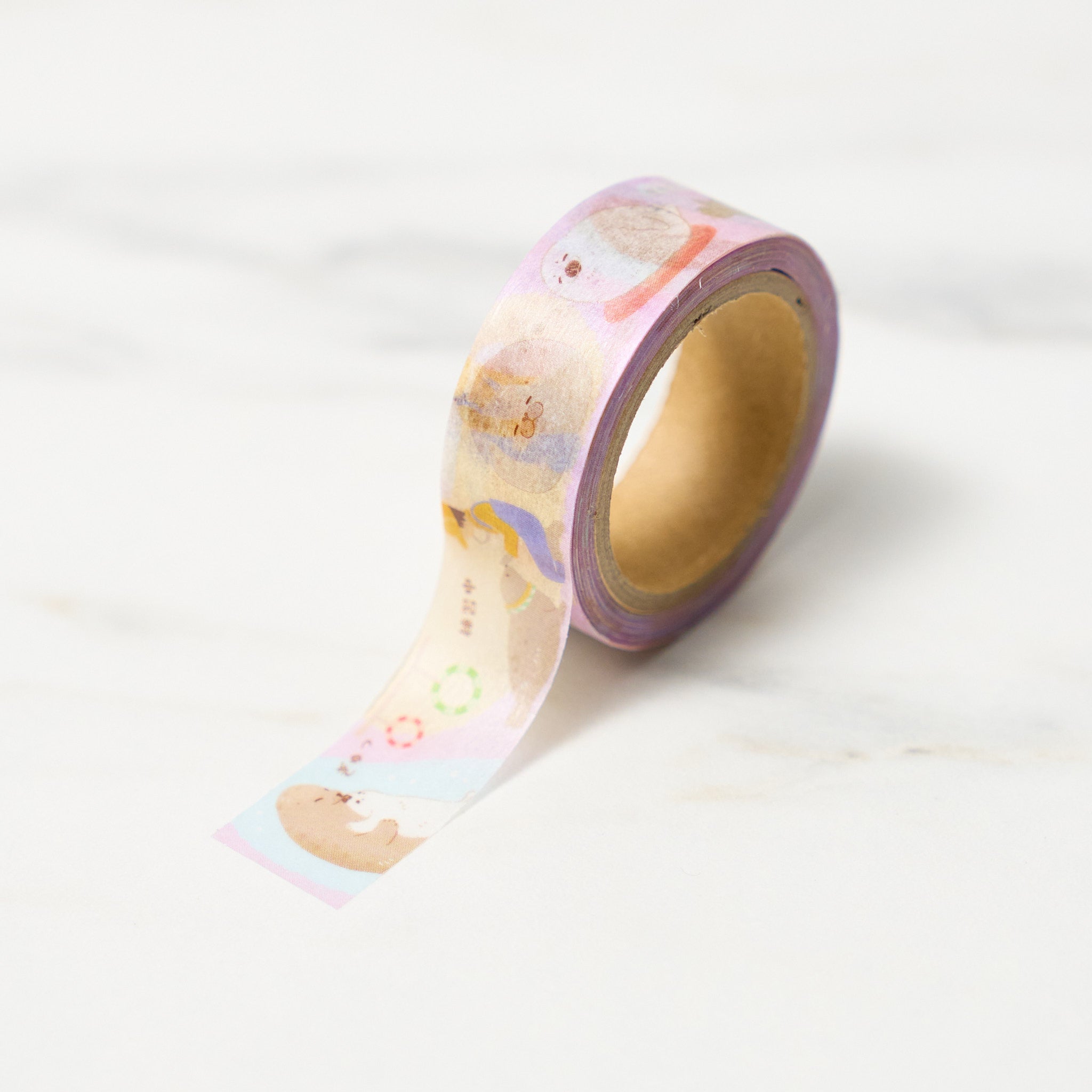 Zoom in Animal Masking Tape - Fun & Colorful Washi Tape for Scrapbooking, DIY Crafts, Journaling & School Projects - Perfect for Kids, Artists & Craft Lovers