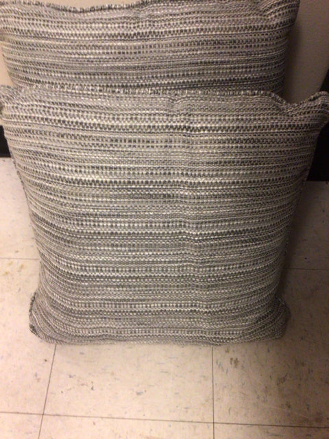 Soft Grey Fabric Pillow - Breathable & Hypoallergenic for Couch, Bed, Sofa - Home Decor & Comfort Accessory