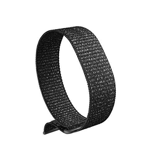 Halo Band Accessory Band - Black Fabric Strap - Medium Size - Perfect for Fitness Tracking & Smartwatch Compatibility