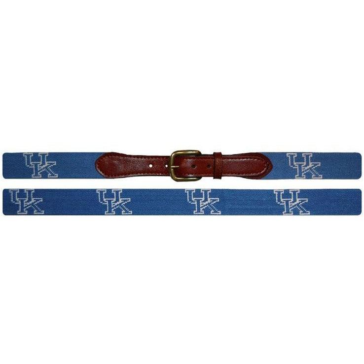 University of Kentucky Needlepoint Belt - Handmade Collegiate Style Belt for UK Fans - Perfect for Game Day, Tailgating & Kentucky Wildcats Gifts