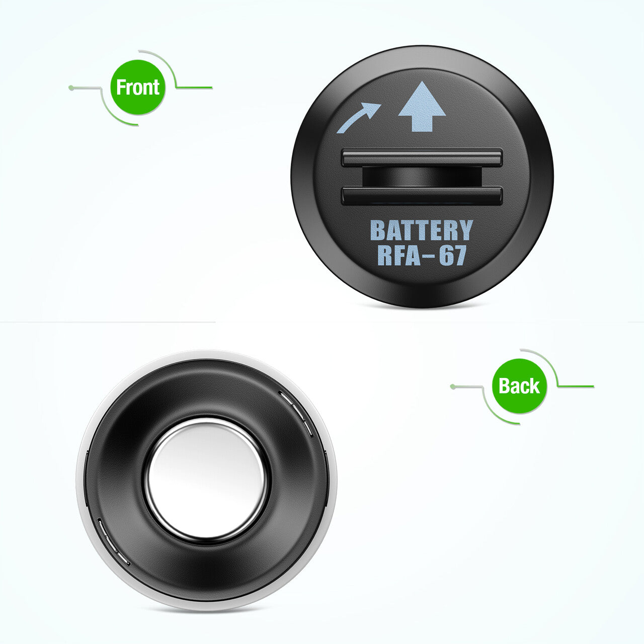 EBL RFA 67 6 Volt Replacement Batteries for Pet Collars - Long-Lasting Power for Dog Training, Hunting & Pet Safety Devices