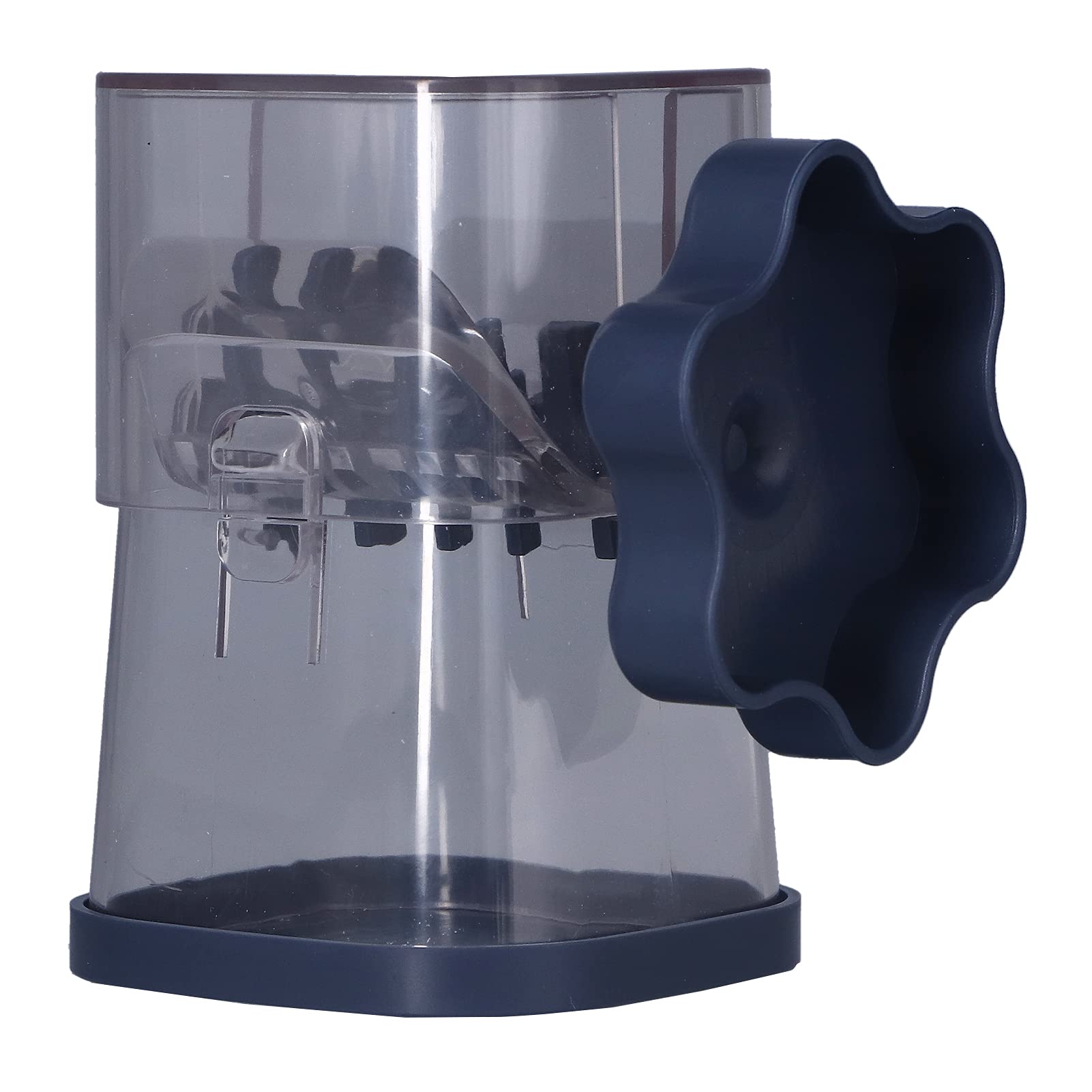 OUKENS Manual Nut Chopper Grinder - Easy to Clean Hand Crank for Almonds, Hazelnuts, Pecans (Navy Blue) | Perfect for Baking, Cooking & Meal Prep