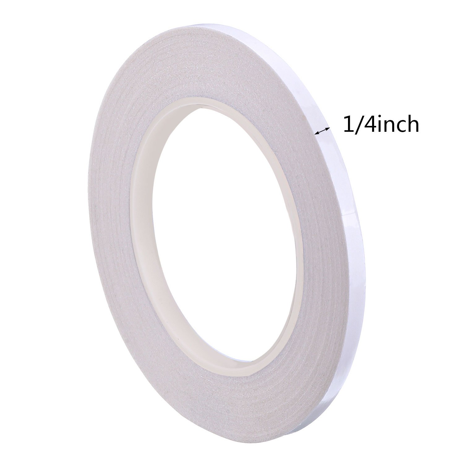 Outus 1/4 Inch x 22 Yard Wash Away Quilting Tape - Double Sided No Sew Hem Tape for Pants, Fabric & DIY Projects - Perfect for Temporary Fabric Bonding, Quilting & Clothing Adjustments (1 Roll)