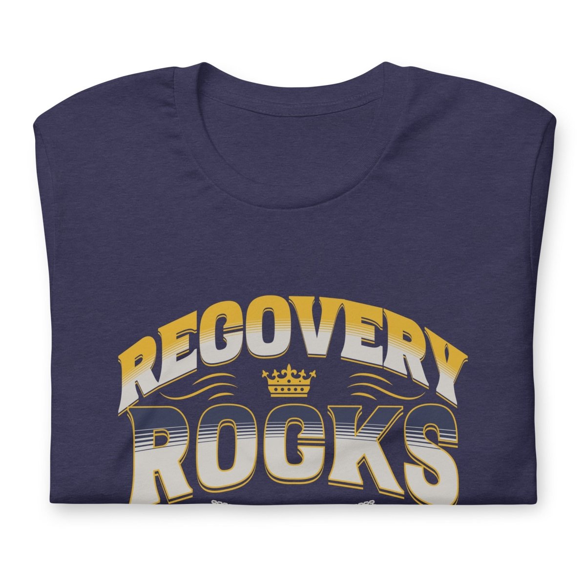 Recovery Rocks T-Shirt | Motivational Guitar Design for Music Lovers & Addiction Recovery - Perfect for Concerts, Support Groups & Everyday Wear