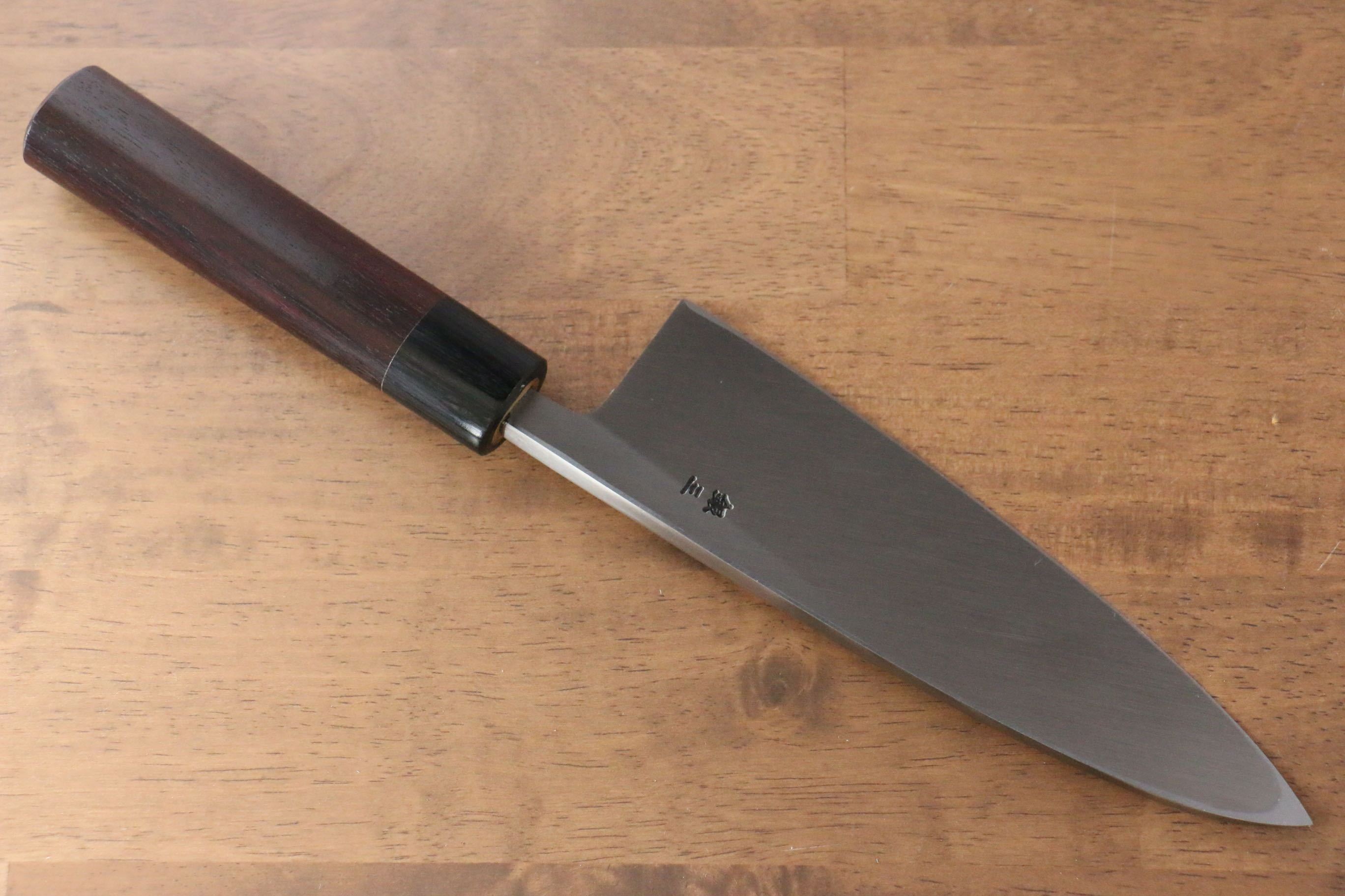 Jikko Silver Steel No.3 Deba Knife 180mm - Premium Japanese Kitchen Knife with Shitan Handle for Sushi, Fish Filleting & Meat Cutting - Professional Chef & Home Cooking Essential
