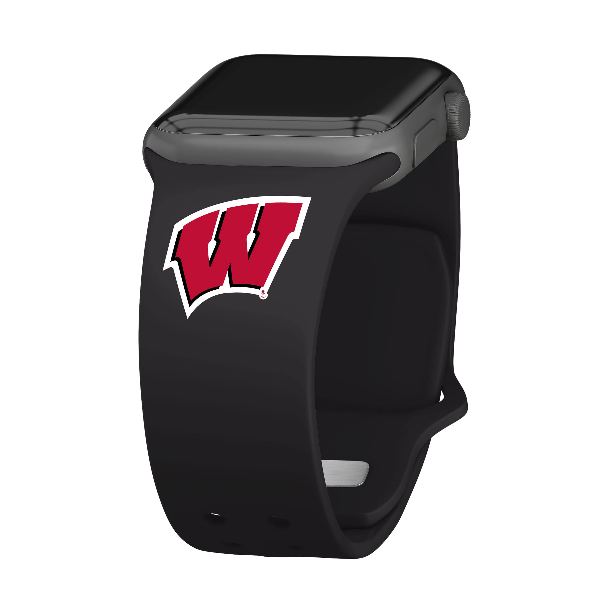 Wisconsin Badgers Silicone Sport Band for Apple Watch - Durable, Comfortable & Stylish - Perfect for Workouts, Sports & Everyday Wear