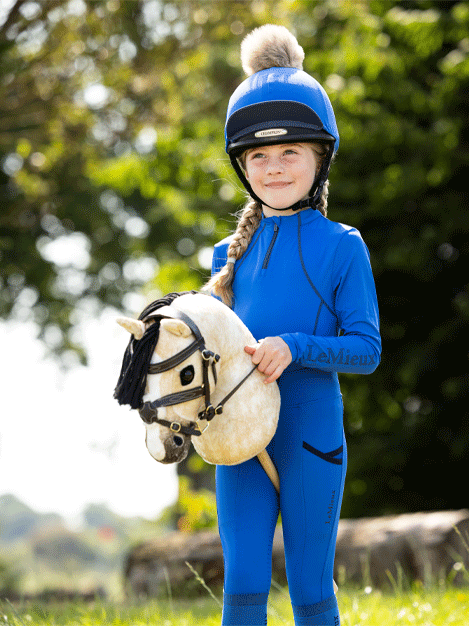 Le Mieux Hobby Horses for Kids - Realistic Ride-On Stick Horse Toy for Pretend Play, Birthday Gifts & Outdoor Activities
