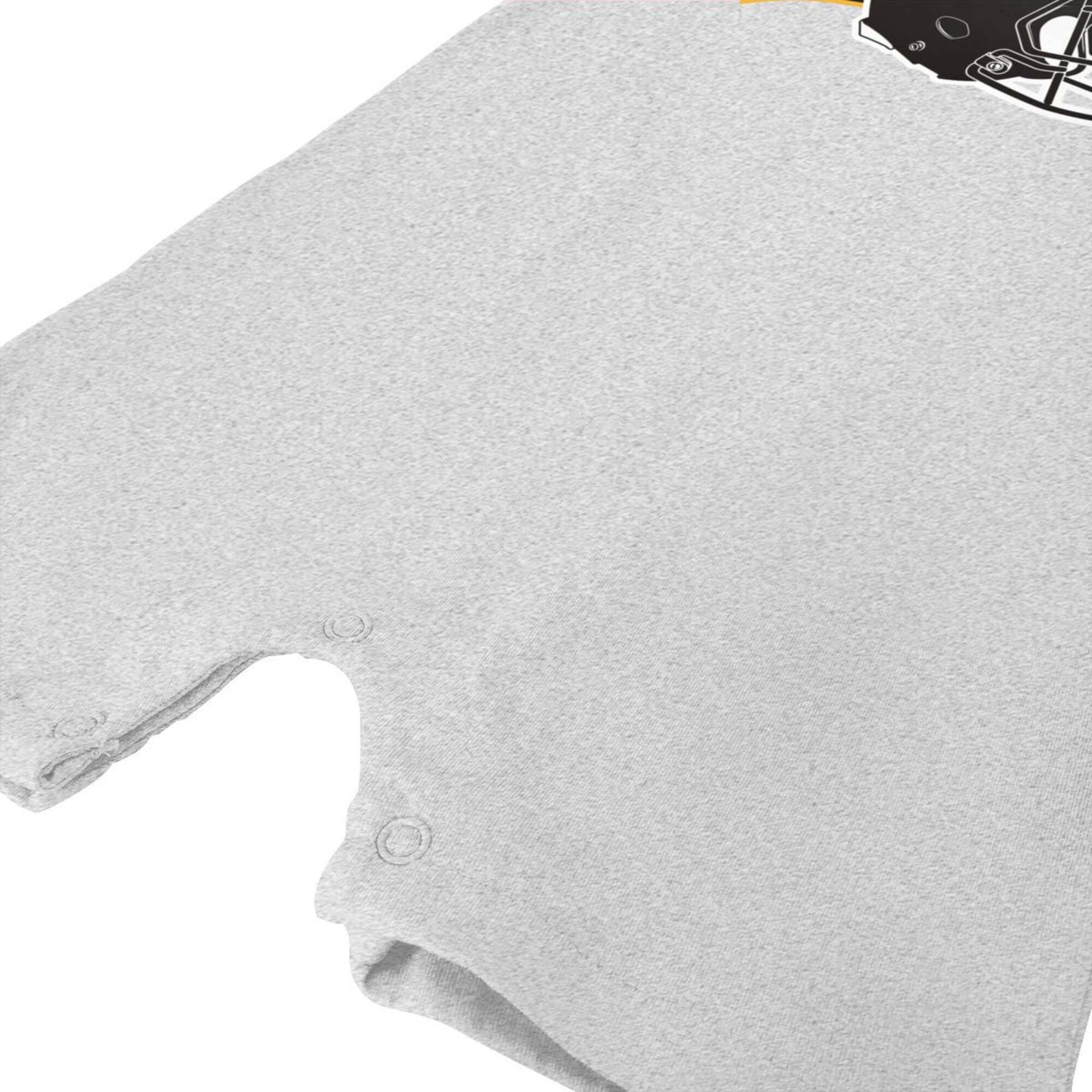 ANTKING Custom Baby Bodysuit with Name & Number - Soft Cotton Infant Onesie for Boys & Girls | Perfect Baby Shower Gift & Newborn Outfit for Pittsburgh Fans
