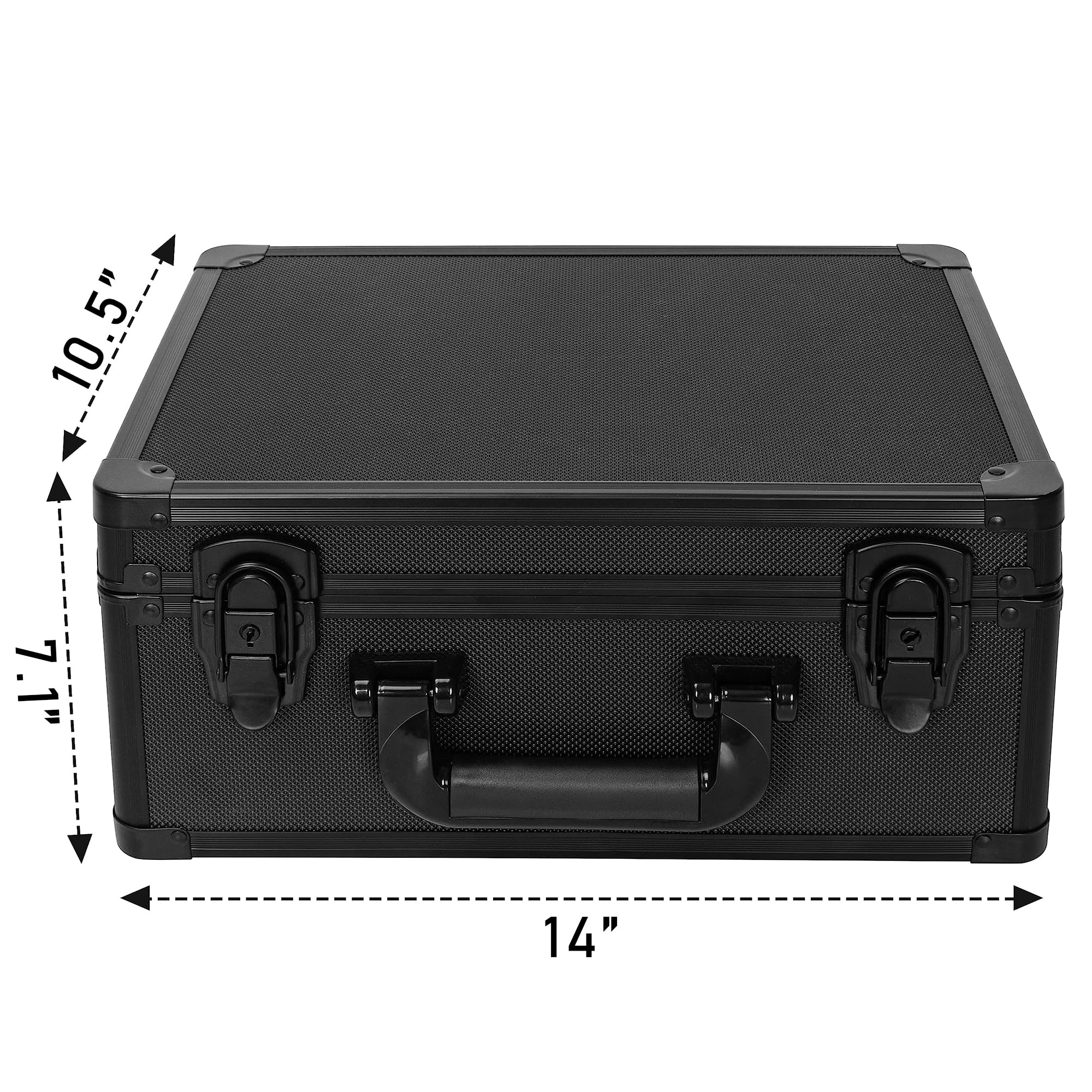 Premium Aluminum Alloy Graded Card Storage Case - Holds 100 PSA, CSG, BGS Slabs & Top Loaders - Durable Sports Trading Card Protector for Collectors & Display