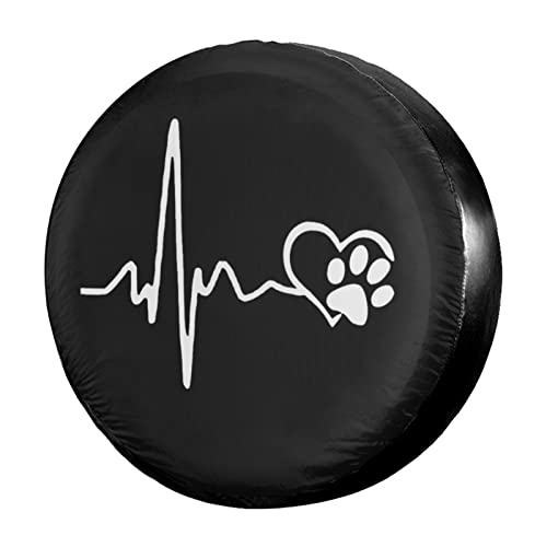 Heartbeat Love Dog Footprints