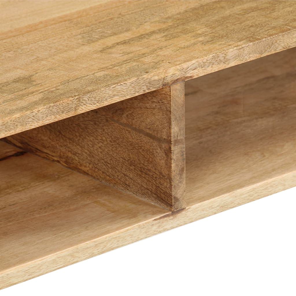 Modern Solid Mango Wood Coffee Table - 39.4