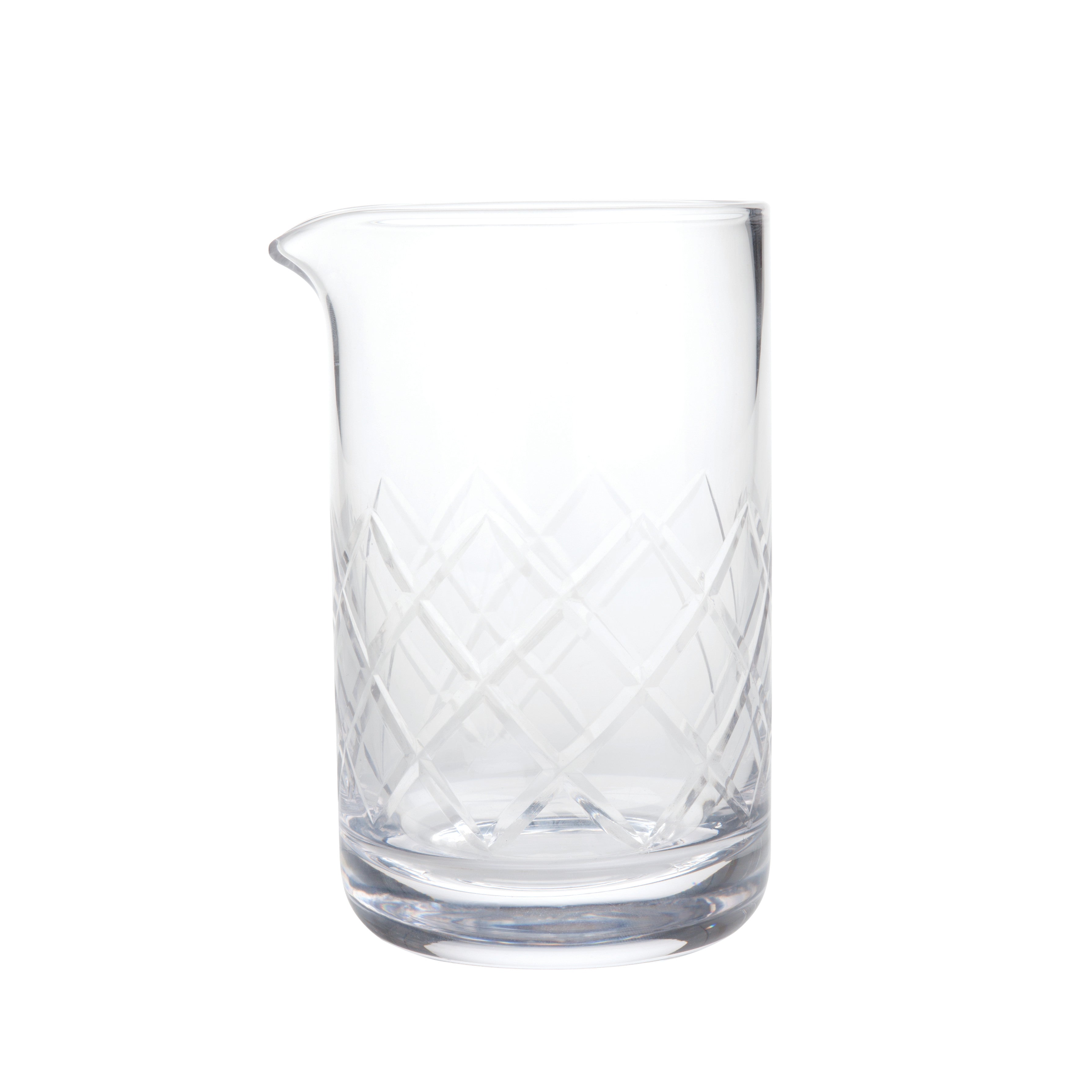 Premium Crystal Mixing Glass for Cocktails & Bar - High-Quality Mixing Glass for Home & Professional Bartenders - Perfect for Crafting Cocktails, Stirring Drinks & Mixology