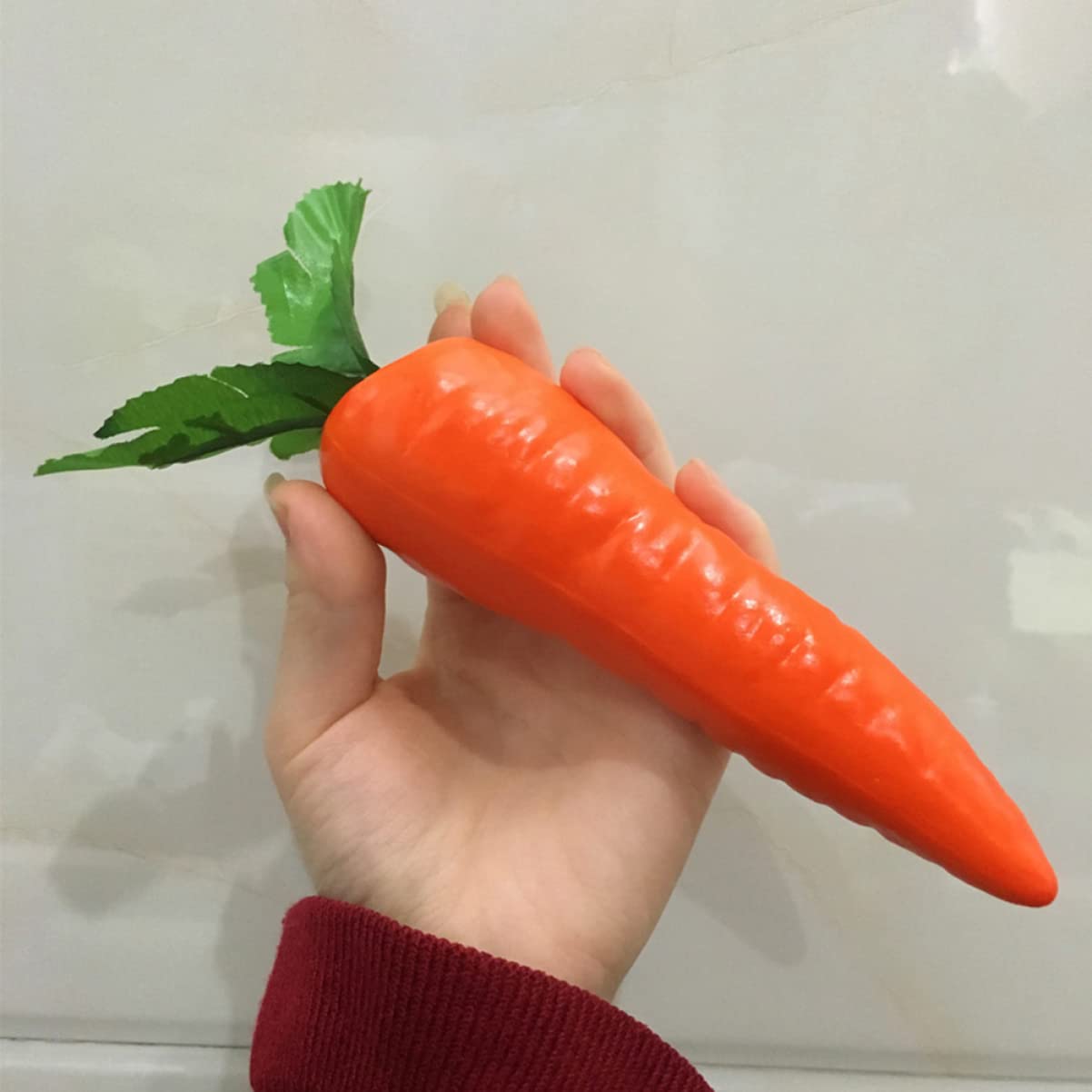 12pcs Artificial Carrot Decorations - Fake Foam Carrots for Easter Bunny Display, Home Decor, Landscape Filler & Photo Props - Perfect for Easter Party, Spring Centerpieces, and Farmhouse Themed Decor