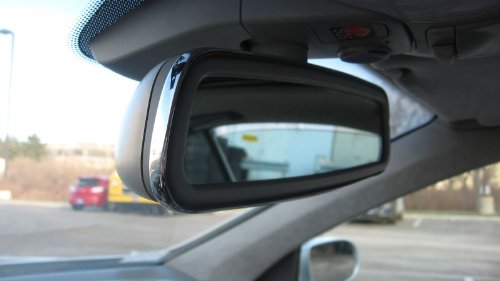 2000-2005 Toyota Echo Chrome Rear View Mirror Trim Replacement - Fits 2001 2002 2003 2004 Models - Upgrade Your Car Interior Accessories for Enhanced Style & Visibility